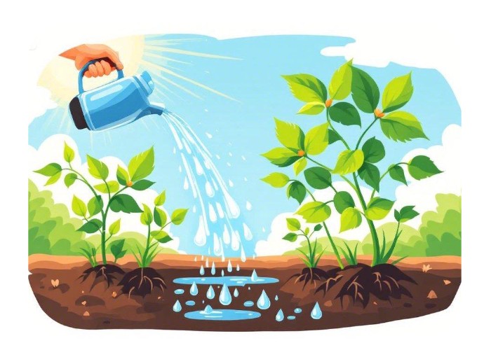 Watering Watering the summer plants