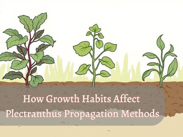 How Habits Affect Plectranthus Propagation Methods