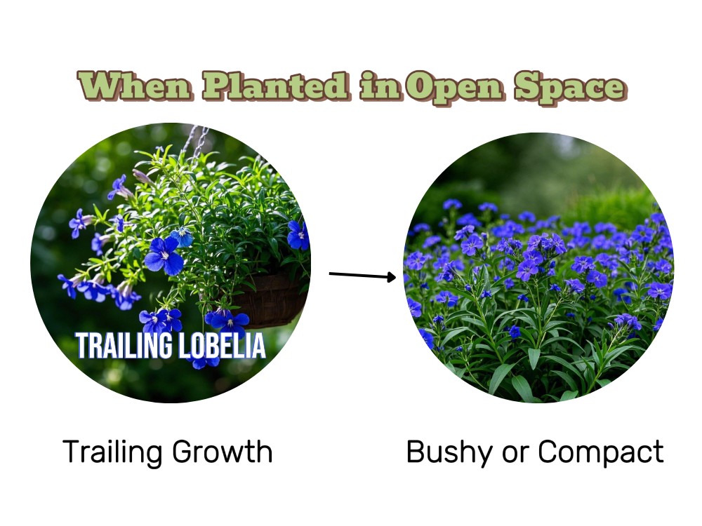 Trailing to busy growth of Trailing Lobelia Trailing to busy growth of Trailing Lobelia