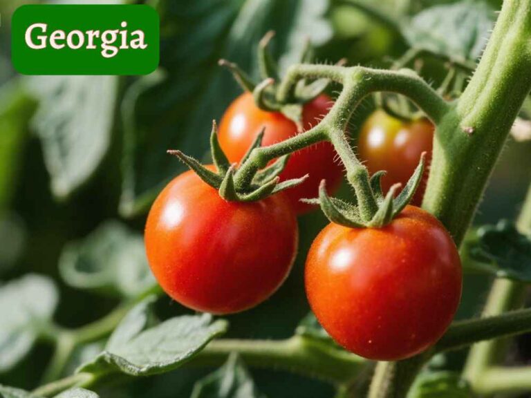 Tomato plant in Georgia