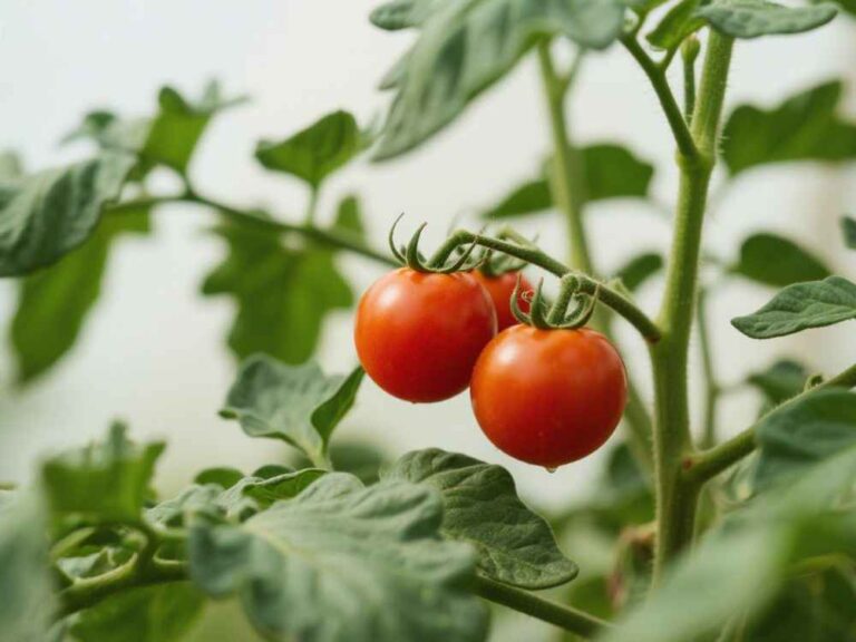 tomato plant in cooler climate