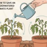 How to save underwatered tomato plant.j