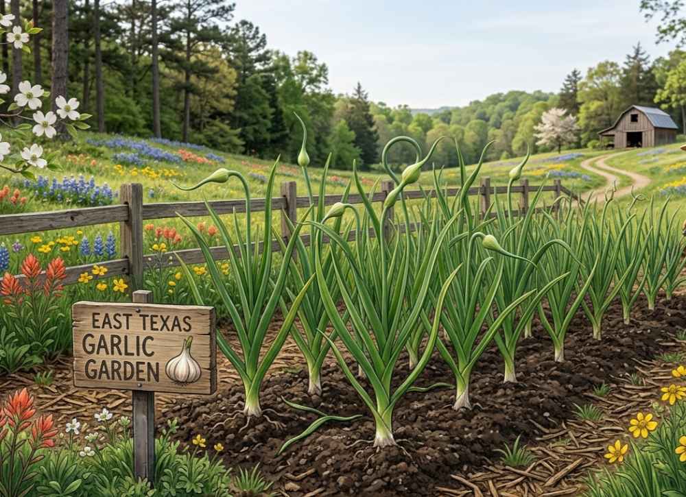 spring garlic in east texas