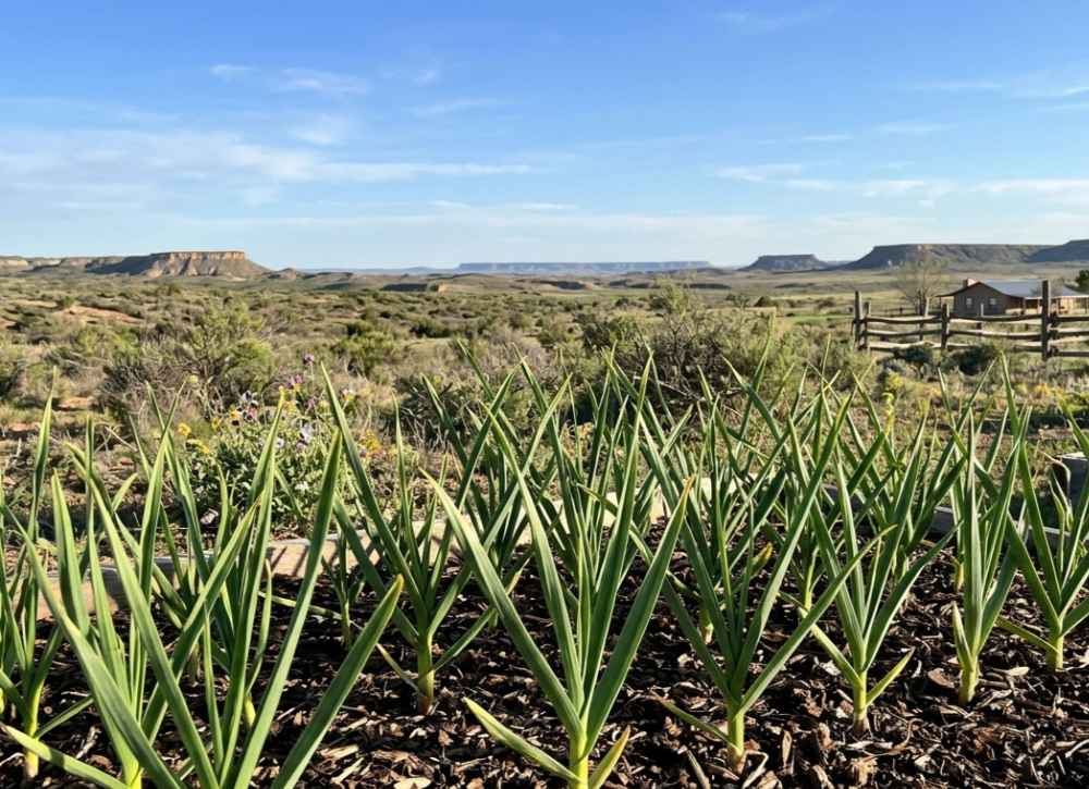 spring garlic in west texas