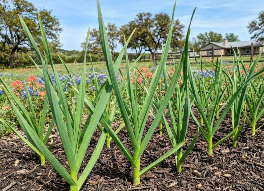 spring garlic in south texas