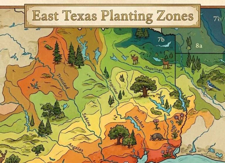 east texas planting zones