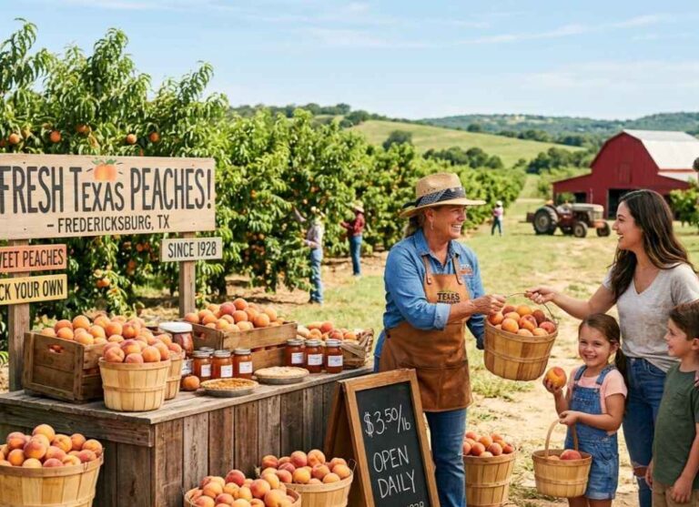 peach season in texas