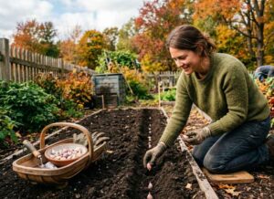 Plant garlic in the fall