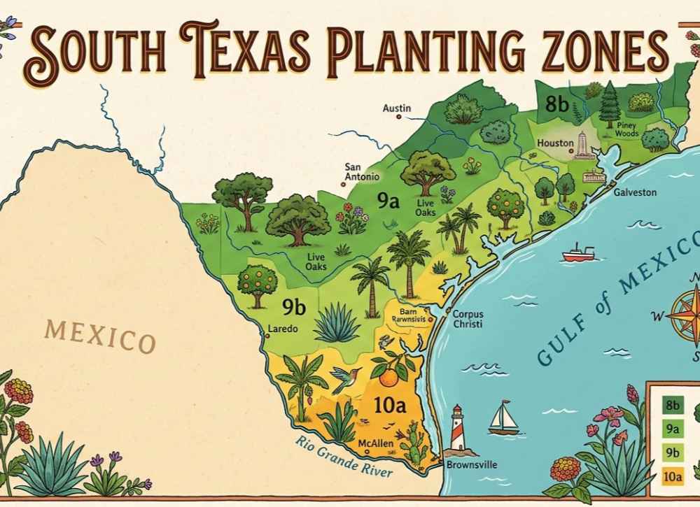 south texas planting zone