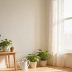 an image showing plants on the table in the room