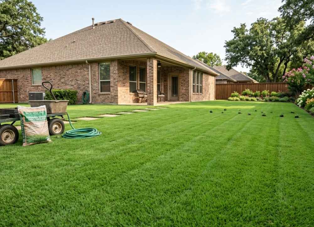 Bermuda planting grass in texas