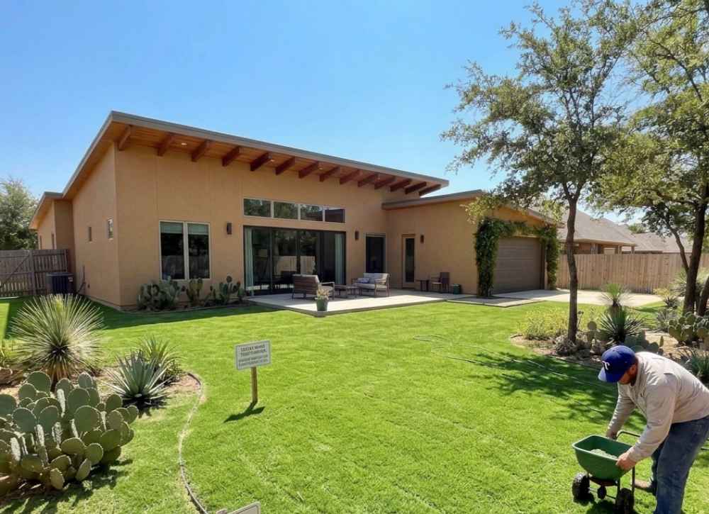 grass planting in texas