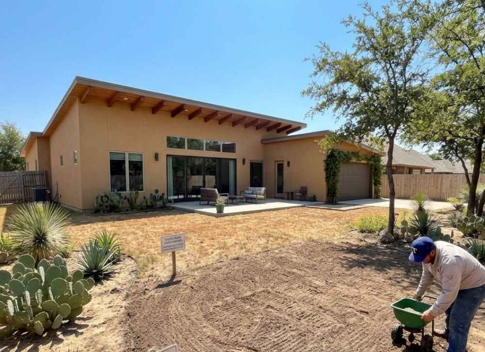 planting grass in texas