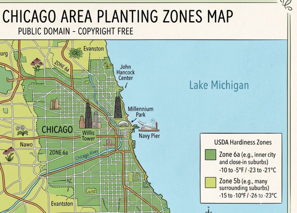 Chicago planting zones