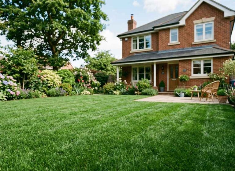 rye grass in lawn