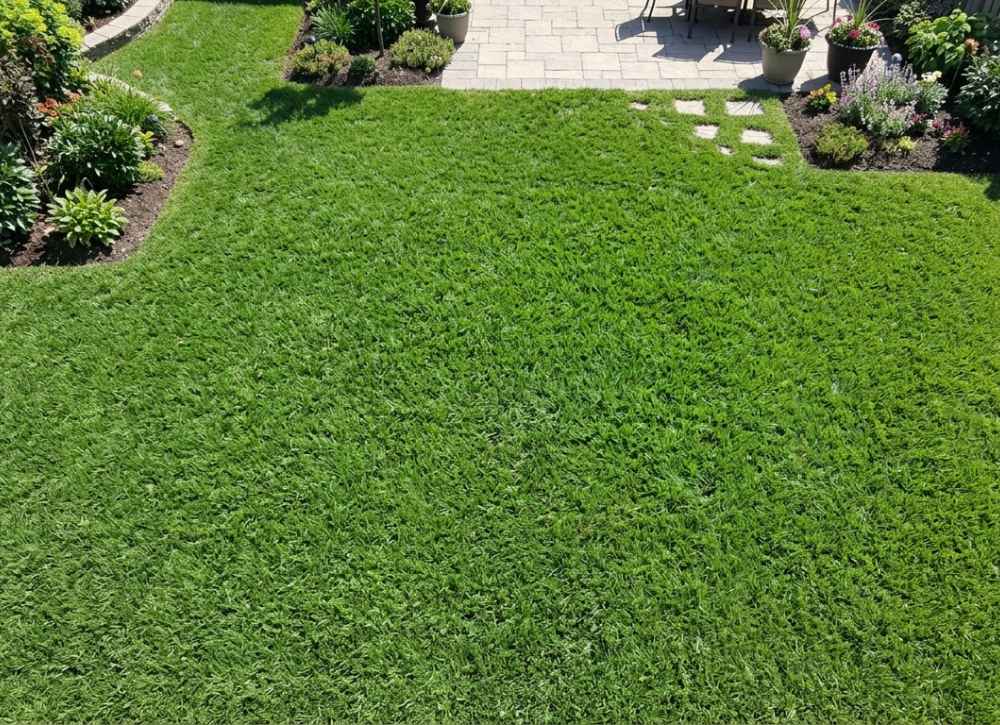 image of Zoysia Grass  from the top view