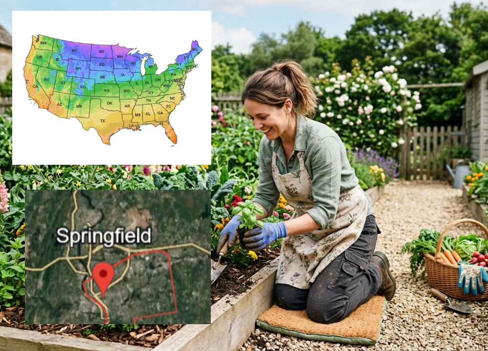Planting zones in Springfield, MA
