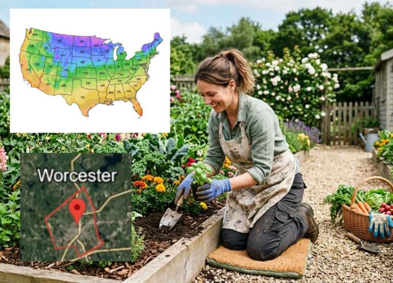 Worcester Planting zones