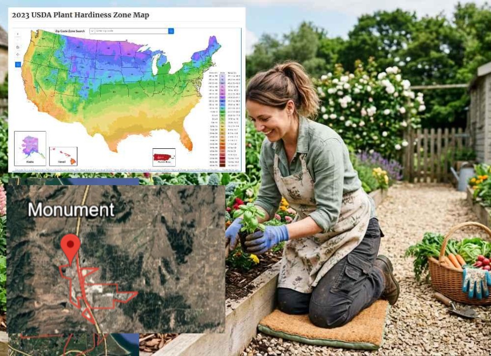 What Planting Zone Is Monument, Colorado?