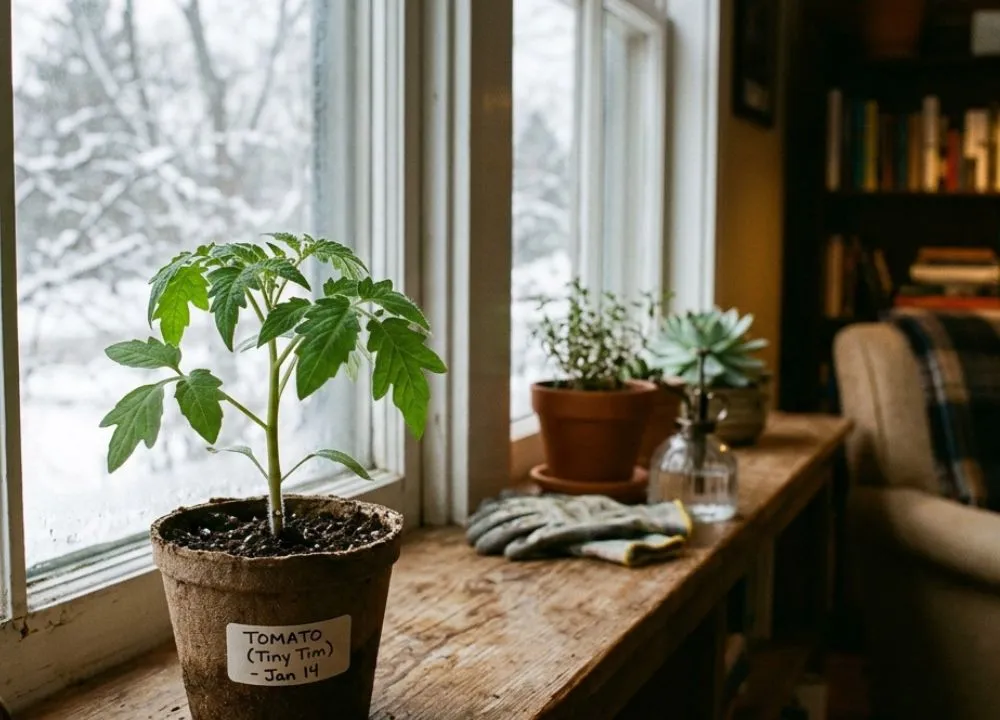 growing tomato indoor during winter