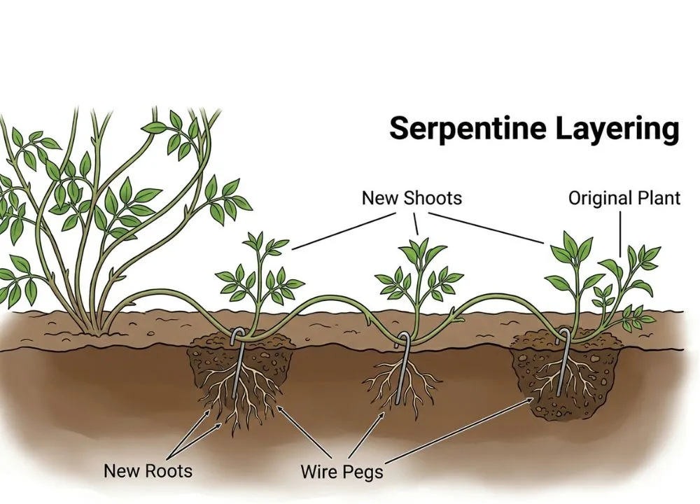serpentine layering