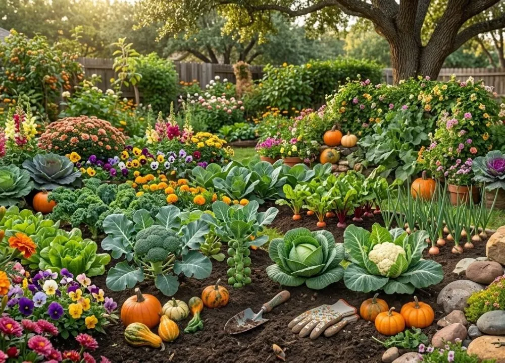 plants for texas in october 